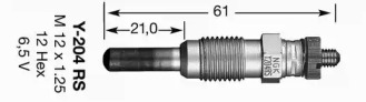 Свеча накаливания (NGK: 4573)